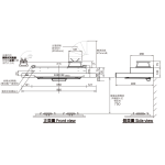 Fujioh 富士皇 FR-MS1990V-GCM 90厘米 抽油煙機 (玻璃銀)